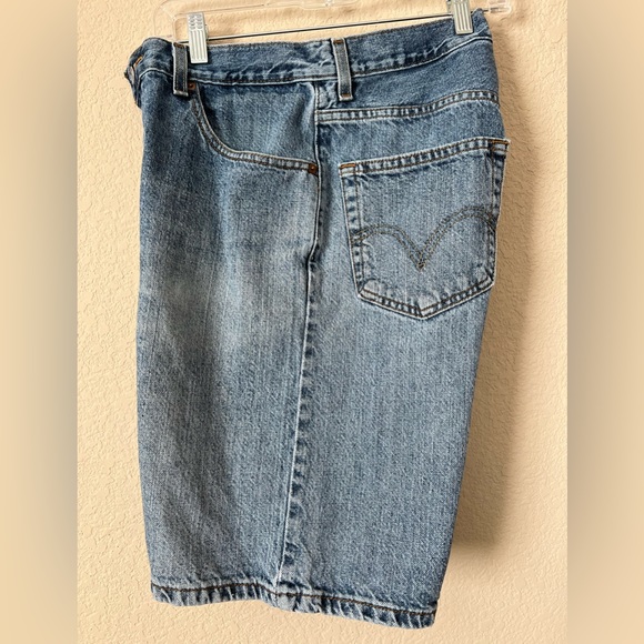 Levi’s Jean Shorts 550 Men’s size 33 Blue Wash Denim Vintage look - Picture 3 of 5